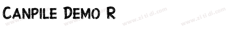 Canpile Demo R字体转换